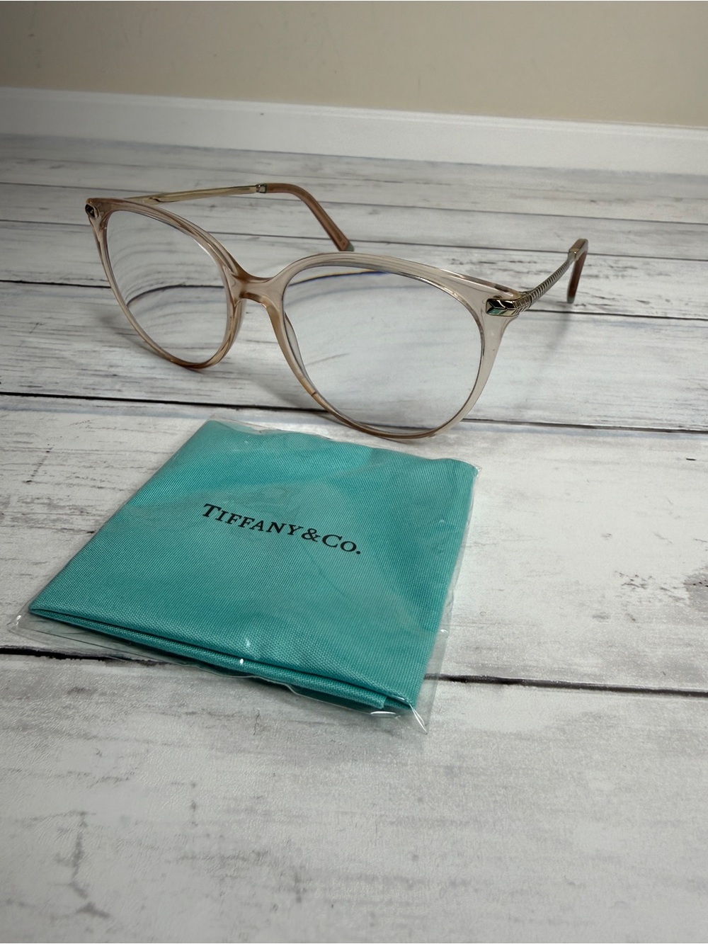 Tiffany & Co. pink gold prescription glasses